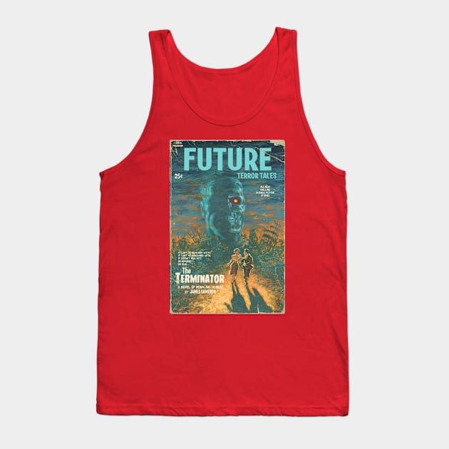 Future Terror Tales Tank Top by sandradeillustration